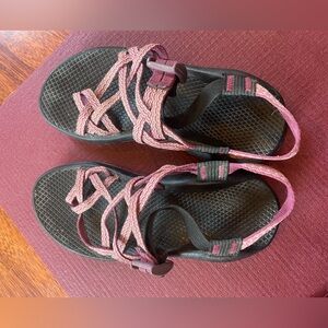Chaco Women's Sandals - Dual Strap- Black and Pink